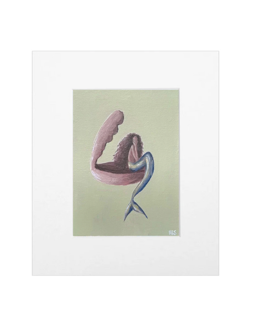 Pink Clamshell Mermaid