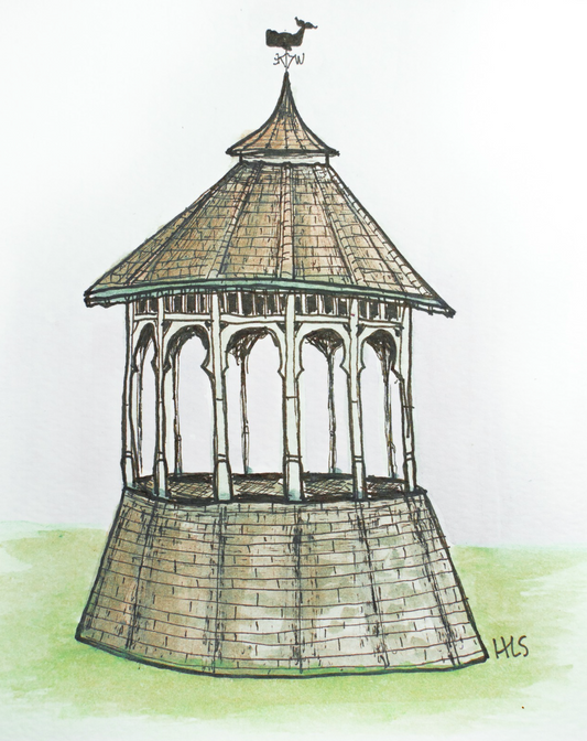 Ocean Park Gazebo Notecard