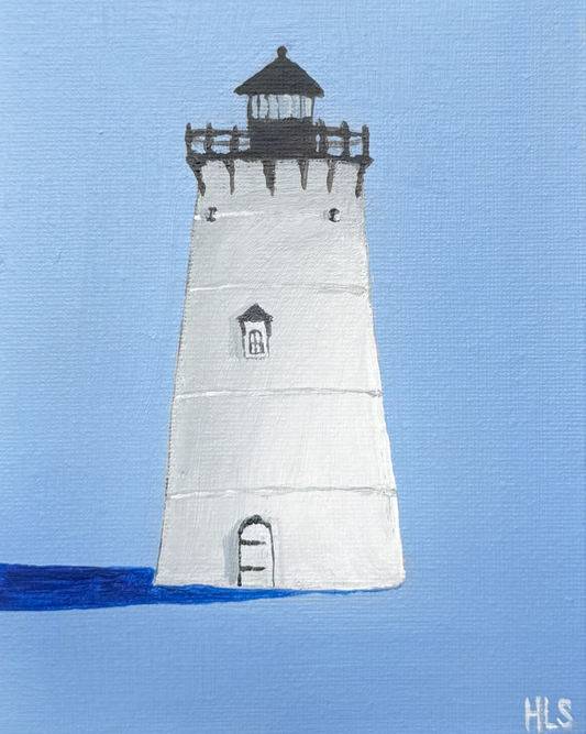 Edgartown Lighthouse 3 Notecard