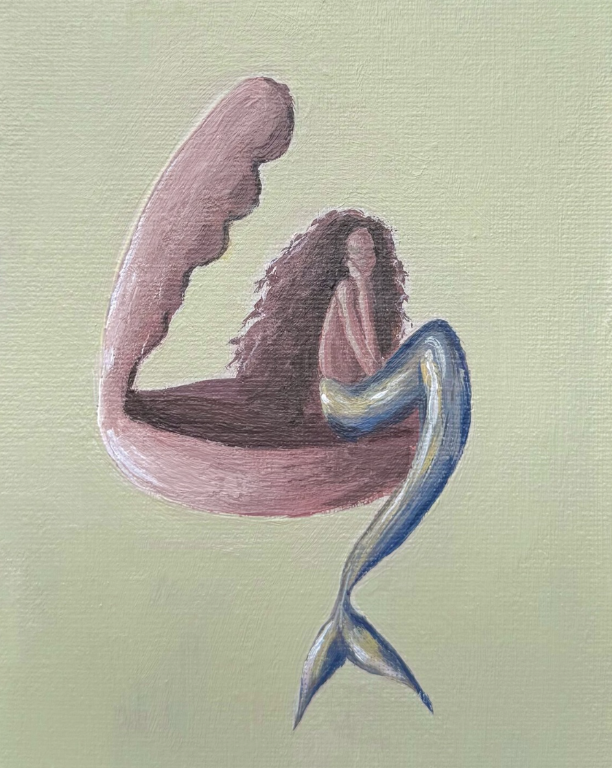 Pink Clamshell Mermaid