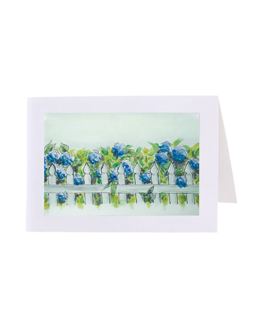 Hydrangea Row Notecard