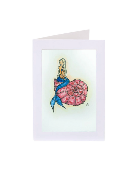 Nautilus Mermaid Notecard