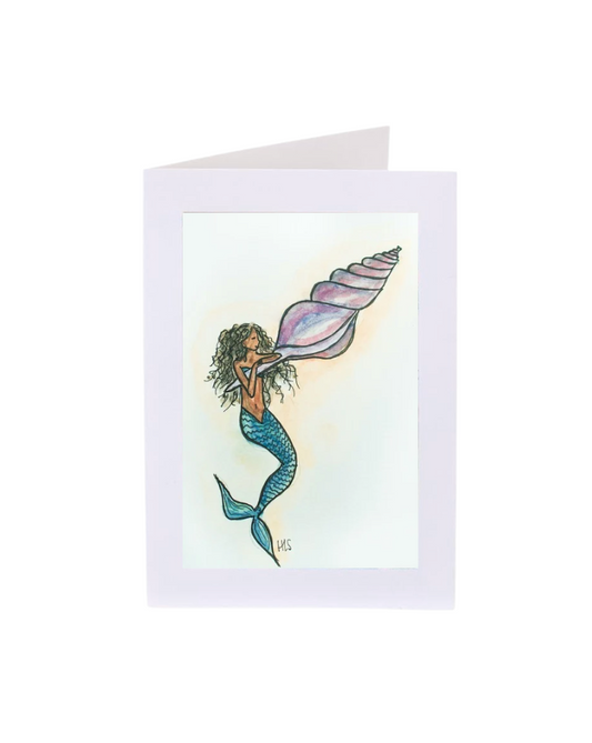 Spire Mermaid Notecard