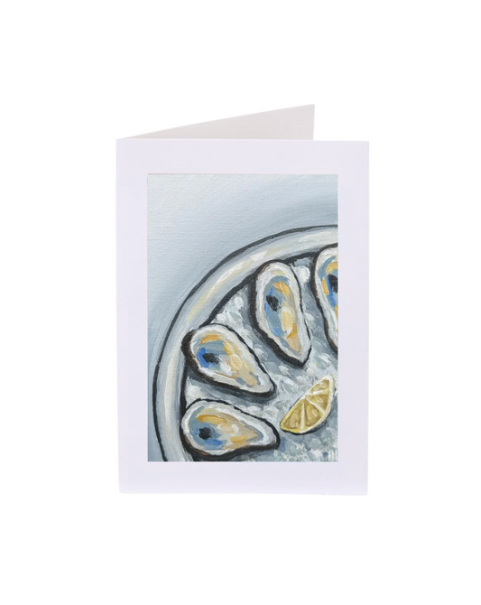 Top Shell Oysters Notecard