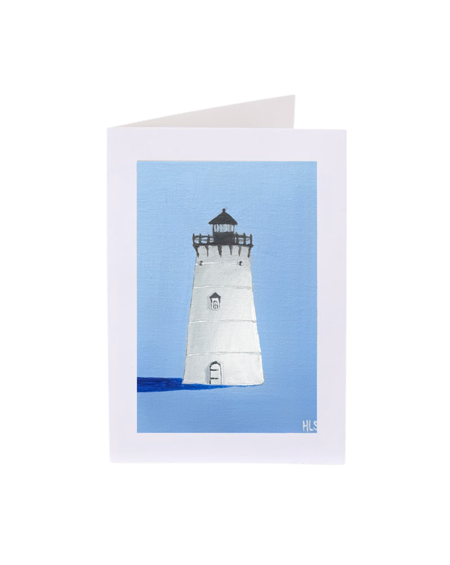 Edgartown Lighthouse 3 Notecard