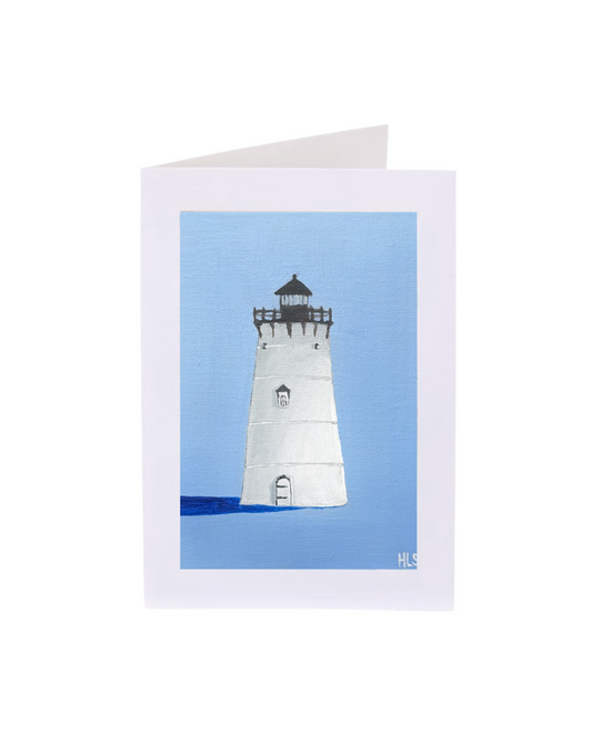 Edgartown Lighthouse 3 Notecard