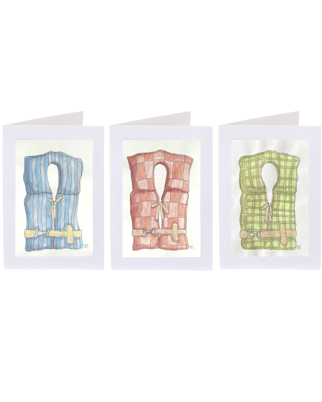 Life Jacket Notecards - Set of Six